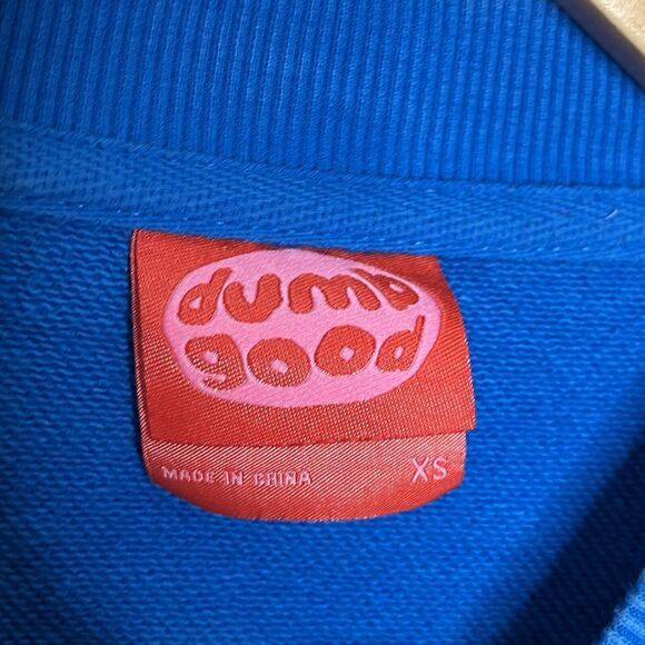 Sanrio x Dumbgood Keroppi Sweatshirt Womens XS King Graphic Crewneck Hello Kitty - Picture 5 of 10